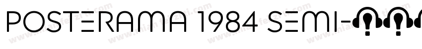Posterama 1984 Semi字体转换
